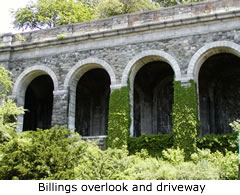 Billings overlook and driveway